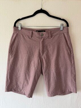 TravisMathew Purple Golf Shorts Size 32 Performance Stretch 11” Inseam